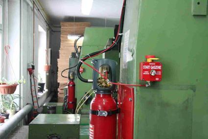System gaszenia obrabiarek CNC